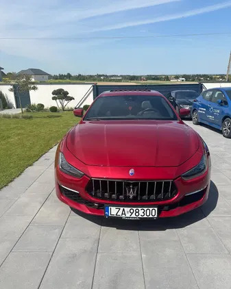 lubelskie Maserati Ghibli cena 139900 przebieg: 105000, rok produkcji 2017 z Zamość